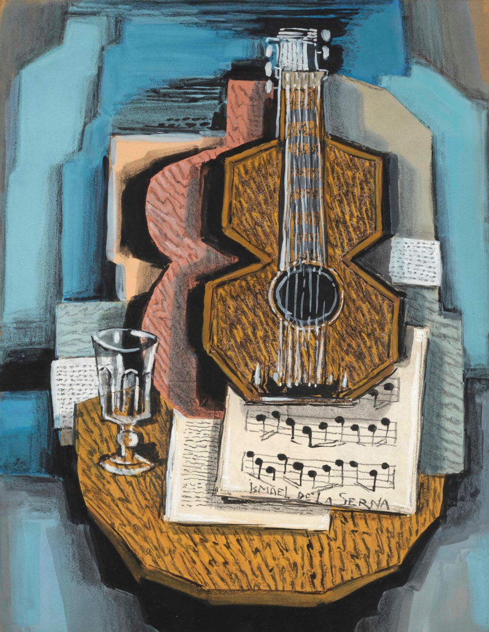 Composition à la guitare - Ismael De La Serna (1898 - 1968)